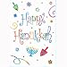 Glitter Menorah and Dreidel Boxed Hanukkah Cards (18 count) Image