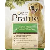 Nature's Variety Dry Dog Food, Prairie Canine Lamb and Oatmeal, 30-Pound Bag