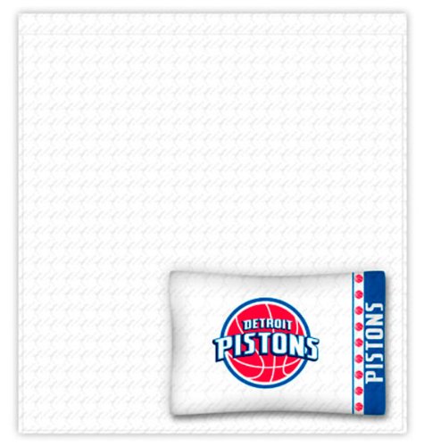Detroit Pistons Queen Sheet Set