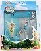 FLASH SUPERSTORE GENUINE DISNEY TINKERBELL MUSIC PACK OF BLUE IN EAR STEREO HEADPHONES, CABLE TIDY AND POUCH/CASE/COVER/SOCKS SUITABLE FOR NOKIA 5330 MOBILE TV EDITION