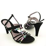KENNETH COLE NY Glamour Search Heels Slides Black Womens
