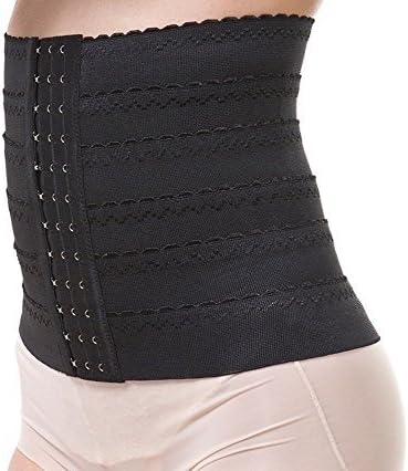 Eforcase Fashion Postpartum Tummy Waist Slimming Belt Women's Waist Cincher Shapewear Body Shaper Slimming Corset Trimmer Belt (XXXL, Black) by Eforcase
