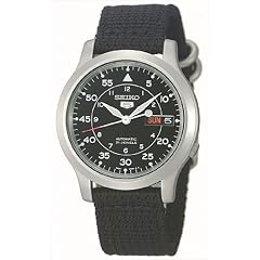 [セイコーインポート]SEIKO import 腕時計 海外モデル  メッシュベルト 自動巻 ミリタリーウォッチ ブラック SNK809K2 メンズ 【逆輸入品】
