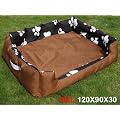 3 TEILIGES - XXL HUNDEBETT TIERBETT HUNDESOFA KISSEN HUNDEKORB + F�LLUNG BRAUN