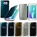 Galaxy S6 Edge Plus Case,DDLBiz Clear View Mirror Flip Smart Case Cover For Samsung Galaxy S6 Edge+Plus