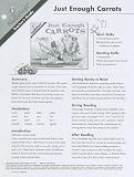 Great Source Mathstart: Teacher's Guide Just Enough Carrots: Comp Amounts 2000