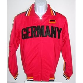 Germany Red Fifa World Cup 2010 Uefa Football Futbal Soccer Jacket -L
