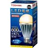 TOSHIBA E-CORE LED電球 一般電球形8.7W(電球色相当) LEL-AW8L