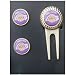 Los Angeles Lakers Divot Tool Golf Ball (2) Marker Set