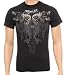 Miami Ink Two Skulls Face-to-Face Cotton Adult Mens Fashion T-Shirt