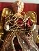 Trim a Home 10 Inch Red&gold Angel Tree Topper