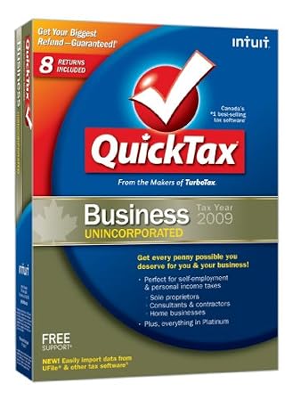 QuickTax Unincorporated Business 2009 [Old Version]
