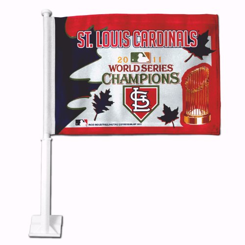 MLB St. Louis Cardinals 2011 World Series Champions Car Flag