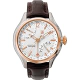 TX PERPETUAL CALENDAL 300 SERIES WATCH WHITE DIAL BLACK BAND T3C321 by Timex