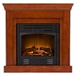 Walter Petite Electric Fireplace - Mahogany