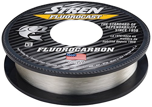 Stren Fluorocast Fluorocarbon Fishing Line, Clear, 200-Yard/4-Pound