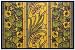 Laser Printed Split Bamboo Stained Glass 3' x 5' Veranda Rug