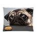 Leaveland Pug Dog Custom Pillowcase 12 x 20 Inches