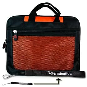 Samsung N120 Netbook Kroo Orange Seal Case + Determination Hand Strap
