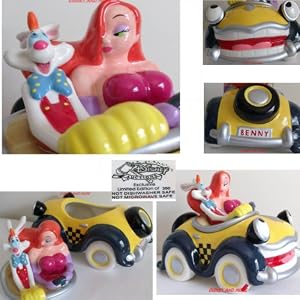 DISNEY ROGER and JESSICA RABBIT COOKIE JAR Ceramic Limited Edition of 350 LE 350 Roger Rabbit... by Disney
