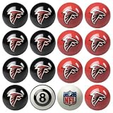 Atlanta Falcons NFL Home vs. Away Billiard Balls Full Set (16 Ball Set) by Imperial International