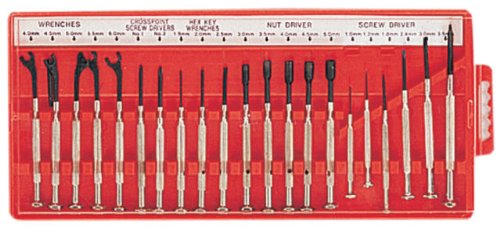 21-Piece Precision Tool Set - Mini Screwdrivers, Sockets & Wrenches