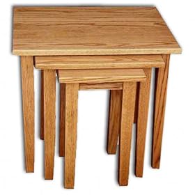 Nesting Tables (3) Shaker Leg-Cherry