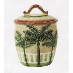 PALM TREE 3-Dimensional Cookie Jar *NEW!* by KMC/KK-PalmTree