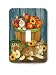 Cats in Apple Basket Decorative Steel Switchplate Cover