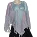 Womens Poncho Outerwear Wool in Jacquard Design 40 x 40 inches (pnch241)
