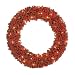 24" Pre-Lit Rich Red Berry Christmas Wreath With Clear Lights #179972