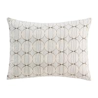Dwellstudio Organic Boudoir Pillow, Ovals Grey