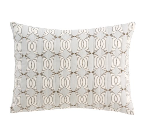 Dwellstudio Organic Boudoir Pillow - Ovals Grey product image