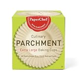 PaperChef Culinary Parchment 30 X-Large Baking Cups