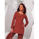 Deep Rust Set With Long Stole (Petite, Tall & Misses Sizes XS-3X)