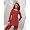 Deep Rust Set With Long Stole (Small Petite)