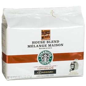 Starbucks House Blend, Medium, T-Discs for Tassimo System, 6.1-Ounce Packages (Pack of 2)