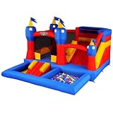 Misty Kingdom Inflatable Bounce House, Water Park and Ball Pit
