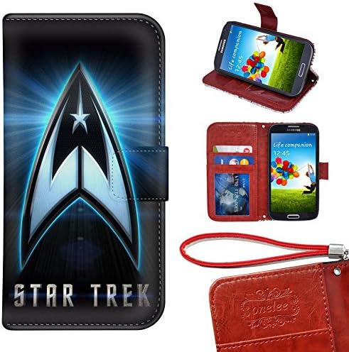 Samsung Galaxy Note 4 Wallet Case, Twosin - StarTrek Premium PU Leather Case Wallet Flip Stand Case Cover for Samsung Galaxy Note 4 with Card Slots