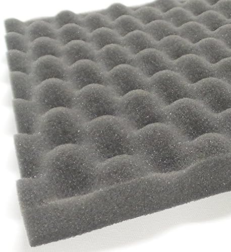 1.5 in. Convoluted / Egg Crate Appalachian Tough Gun Case Foam 12 x 60 x 1.5