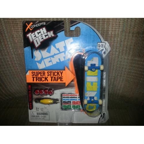 (Colored / Chrome Trucks Blue) 2012 Tech Deck Skate