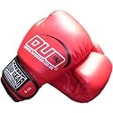 10oz RED DUO A/L Muay Thai Kickboxing Boxing Gloves