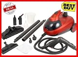 BRAND NEW POWERFUL 1500W COMPACT STEAMER FLOOR CARPET RUG WINDOW WASHER CLEANER-RED