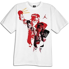 Jordan Lifestyle Men's Yo Pick Up The Phone Tee (sz. XXL, White)