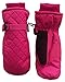 N'Ice Caps Unisex Adults Quilted Thinsulate and Waterproof Ski Mittens
