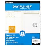 UPC 089138055564 product image for Day Runner Weekly Planner Refill, 8.5 x 11 Inches Page Size (491-225-16) | upcitemdb.com