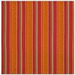 Durable Woven Jacquard 100% Cotton Orange and Pink Tablecloth 54x90 Inches
