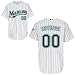 Florida Marlins Authentic Majestic Home Baseball Jersey YOUR NAME and Number Laser Cut and Custom SEWN with AUTHENTIC TWILL