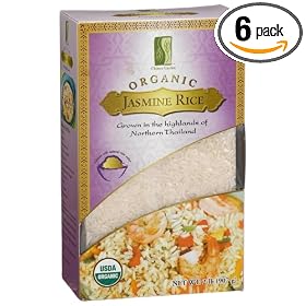 Chimes Thai Jasmine Rice, White, 2-Pound Bags (Pack of 6)