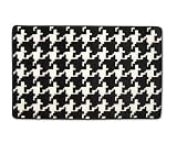 Houndstooth Rug  Multicolor